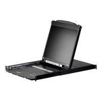 ATEN Slideaway CL5808N - KVM-Konsole mit KVM-Switch - 8 Anschlüsse - PS/2, USB - 48.3 cm (19")