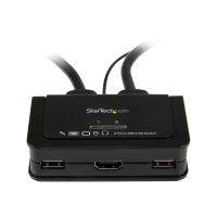 StarTech.com 2 Port USB HDMI KVM Switch mit Audio und Fernschalter