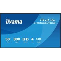 Iiyama LH5066UHSB-B1AG, Digital Signage Flachbildschirm, 127 cm (50"), LCD, 3840 x 2160 Pixel, WLAN, 24/7