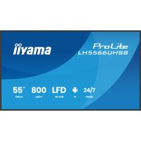 Iiyama LH5566UHSB-B1AG, Digital Signage Flachbildschirm, 139,7 cm (55"), LCD, 3840 x 2160 Pixel, WLAN, 24/7