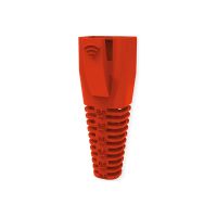 ROLINE Netzwerkkabel-Knickschutz - RJ-45, zuschneidbar - Rot (Packung mit 10)