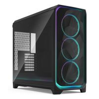 Fractal Design Meshify 3 XL, PC, Schwarz, ATX, EATX, ITX, micro ATX, SSI CEB, SSI EEB, Stahl, Gehärtetes Glas, Gaming, Multi