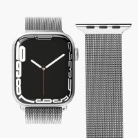 Vonmählen Milanese Loop, Band, Smartwatch, Silber, Apple, Apple Watch 42 mm | 44 mm | 45 mm | 49 mm, Edelstahl
