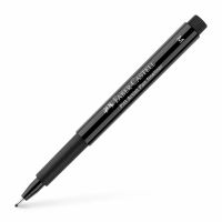 FABER-CASTELL 167399, Schwarz, Medium, Schwarz, Tinte auf Pigmentbasis, 0,7 mm, 1 Stück(e)