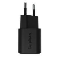 Fairphone 30W USB-C Fast Charger, Auto, AC, 15 V, 3 A, Schwarz