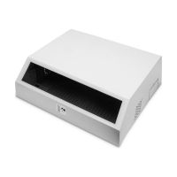 DIGITUS SoHo Slim Line - Gehäuse - geeignet für Wandmontage - Hellgrau, RAL 7035 - 7U - 48.3 cm (19")