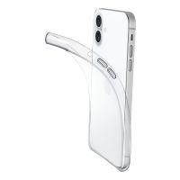Cellularline Fine - iPhone 16 Plus Weich, ultraschmal, ultratransparent, Cover, Apple, iPhone 16 Plus, 17 cm (6.7"), Transparent