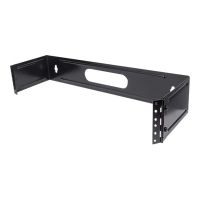 Intellinet Aufklappbare 19" Wandbefestigung, 2 HE, Schwarz - Patch-Paneel-Halterung - geeignet für Wandmontage - Schwarz - 2U - 48.3 cm (19")