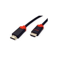 ROLINE Ultra High Speed - HDMI-Kabel - HDMI männlich zu HDMI männlich - 1 m - Doppelisolierung - Schwarz - 10K UWHD (10240x4320)