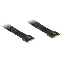 Inter-Tech SFF-8654 8i, 0,75 m, SlimSAS SFF-8654 8i, SlimSAS SFF-8654 8i, 24 Gbit/s, Schwarz, 60 g