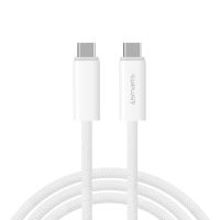 4smarts 540959, 1,5 m, USB C, USB C, USB 3.2 Gen 1 (3.1 Gen 1), 10 Gbit/s, Weiß