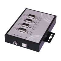 Exsys EX-1344HMV, USB 2.0 Type-B, Seriell, Metallisch, CE, FCC, ROHS, 106 mm, 113 mm