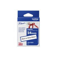Brother TZe-R251 - Seidig - Schwarz auf Weiß - Rolle (2,4 cm x 4 m)