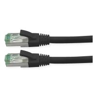 ROLINE Recycled Material 21.45.3258, 15 m, Cat6a, S/FTP (S-STP), RJ-45, RJ-45, Schwarz