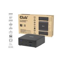 Club 3D Thunderbolt 5, Share-zertifizierte 13-1 Dock M.2 SSD 2x HDMI 8K60Hz 180W