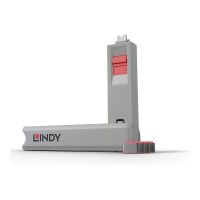 Lindy Schloss für USB-C-Port - Rot