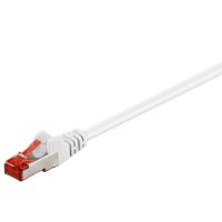 Goobay 93502, 1 m, Cat6, S/FTP (S-STP), RJ-45, RJ-45, Weiß
