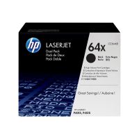 HP 64X - 2er-Pack - Hohe Ergiebigkeit - Schwarz - original - LaserJet - Tonerpatrone (CC364XD)