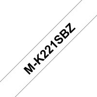 Brother M-K221SBZ - Schwarz auf Weiß - Rolle (0,9 cm x 4 m)