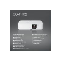 Epson CO-FH02 - 3-LCD-Projektor - tragbar - 3000 lm (weiß)