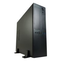 LC-Power LC-1406MB-TFX-ON, Micro Tower, PC, Schwarz, micro ATX, Mini-ITX, Metall, Kunststoff, Gaming