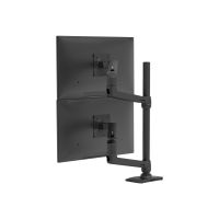 Ergotron LX - Befestigungskit (Doppelarm, hohe Säule) - für 2 LCD-Displays - mattschwarz - Bildschirmgröße: bis zu 101,6 cm (bis zu 40 Zoll)