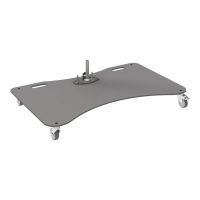 Vogel's SmartMetals - Montagekomponente (Bodenplatte) - für Flachbildschirm - Grau - Bildschirmgröße: bis zu 228,6 cm (bis zu 90")