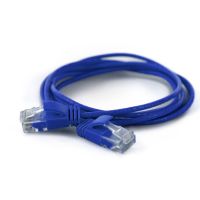 WANTEC 7247, 5 m, Cat6a, U/UTP (UTP), RJ-45, RJ-45, Blau