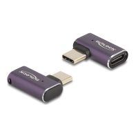 Delock USB-Adapter - USB-C (M) links/rechts abgewinkelt zu USB-C (W)