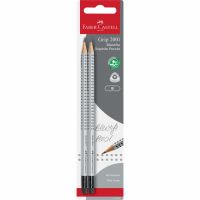 FABER-CASTELL 117291, B, Silber, Sichtverpackung, 2 Stück(e)