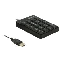 Delock Tastenfeld - USB - Schwarz - retail