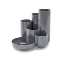HAN CAMPUS, Polystyrene, Dunkles Grau, 140 mm, 140 mm, 109 mm, 1 Stück(e)