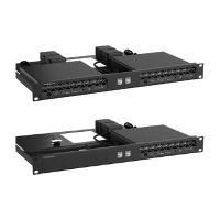 Rackmount Solutions Rackmontagesatz - Jet Black - 1U - 48.3 cm (19")