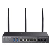 TP-LINK Omada AX3000, Dual-Band (2,4 GHz/5 GHz), Ethernet/LAN, ADSL, ADSL2, Schwarz, Tabletop-Router