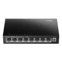 CUDY FS108, Unmanaged, Fast Ethernet (10/100)