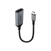 Lindy Videoadapter - USB-C männlich zu HDMI weiblich - 15 cm - Grau - 4K60Hz (7680 x 4320)