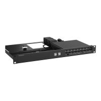 Rackmount.IT Rackmontagesatz - Jet Black - 1U - 48.3 cm (19")