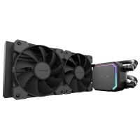 LC-Power LC-CC-240-B, All-in-One-Flüssigkeitskühler, 12 cm, 70 cfm, Schwarz
