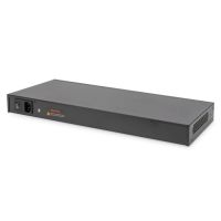 DIGITUS 24-Port Gigabit PoE Netzwerkswitch,19 Zoll, L2 managed, 2 Uplink Ports, SFP, 430 W, af/at