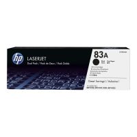 HP 83A - 2er-Pack - Schwarz - original - LaserJet - Tonerpatrone (CF283AD)