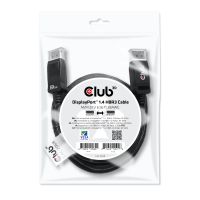 Club 3D DisplayPort 1.4 HBR3 8K60Hz Kabel Zertifiziert Stecker/Stecker 2 Meters