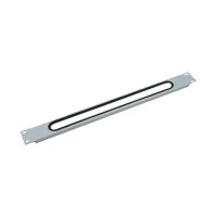 TRITON Rack-Kabeleingangselement - Vorderseite - RAL 9005 - 1U - 48.3 cm (19")