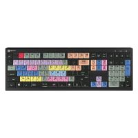 Logickeyboard LKB-EDIUS-A2PC-DE, Volle Größe (100%), Kabelgebunden, USB, Scherenschalter, QWERTZ, Schwarz