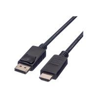 ROTRONIC-SECOMP Roline Green - Adapterkabel - DisplayPort männlich eingerastet zu HDMI männlich