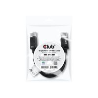 Club 3D DisplayPort 1.4 HBR3 8K60Hz Kabel Zertifiziert Stecker/Stecker 1 Meters