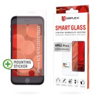 E.V.I. Displex Smart Glass (9H) für Apple iPhone 6/7/8/SE (2020/2022), Montagesticker, unzerbrechlich, ultra-dünn, unsichtbar, Apple, iPhone 6/ iPhone 7/ iPhone 8/ iPhone SE (2020/2022), Trockene Anwendung, Schlagfest, Kratzresistent, Staubresistent, Tran