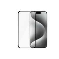 PanzerGlass SAFE. by PanzerGlass - Bildschirmschutz für Handy - ultrabreite Passform - Glas - 6.1" - Rahmenfarbe schwarz (Packung mit 50)