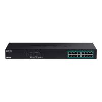 TRENDnet TPE TG160G - Switch - 16 x 10/100/1000 (PoE+)