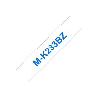 Brother M-K233BZ - Blau auf weiß - Rolle (1,2 cm x 8 m)