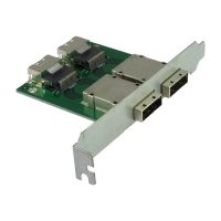 Inter-Tech SAS-Blende intern zu extern - 36 PIN 4iMini MultiLane zu 4x Shielded Mini MultiLane SAS (SFF-8088)